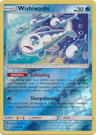 Wishiwashi 37/145 (SM - Guardians Rising)  - Reverse Holofoil | Good Games Adelaide SA
