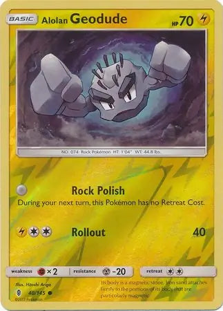 Alolan Geodude 40/145 (SM - Guardians Rising)  - Reverse Holofoil | Good Games Adelaide SA