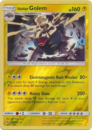 Alolan Golem 42/145 (SM - Guardians Rising)  - Reverse Holofoil | Good Games Adelaide SA