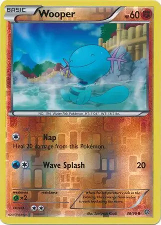 Wooper 38/98 (XY - Ancient Origins)  - Reverse Holofoil | Good Games Adelaide SA