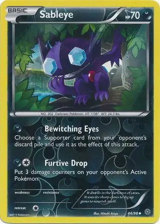 Sableye 44/98 (XY - Ancient Origins)  - Reverse Holofoil | Good Games Adelaide SA