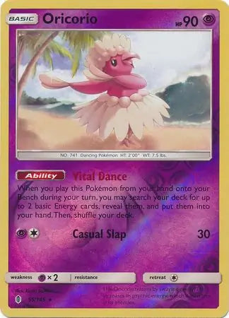 Oricorio 55/145 (SM - Guardians Rising)  - Reverse Holofoil | Good Games Adelaide SA