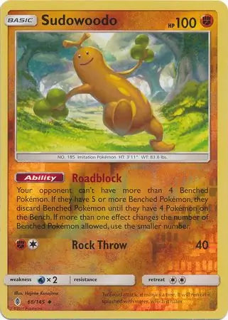 Sudowoodo 66/145 (SM - Guardians Rising)  - Reverse Holofoil | Good Games Adelaide SA