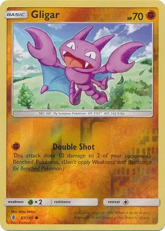 Gligar 67/145 (SM - Guardians Rising)  - Reverse Holofoil | Good Games Adelaide SA