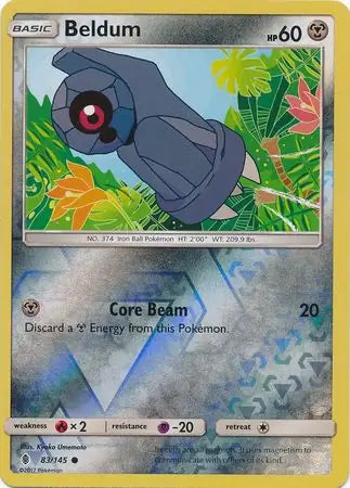 Beldum 83/145 (SM - Guardians Rising)  - Reverse Holofoil | Good Games Adelaide SA
