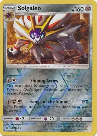 Solgaleo 87/145 (SM - Guardians Rising)  - Reverse Holofoil | Good Games Adelaide SA
