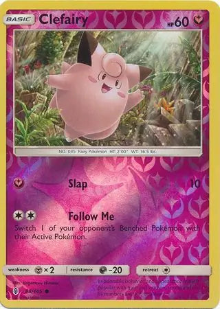 Clefairy 88/145 (SM - Guardians Rising)  - Reverse Holofoil | Good Games Adelaide SA