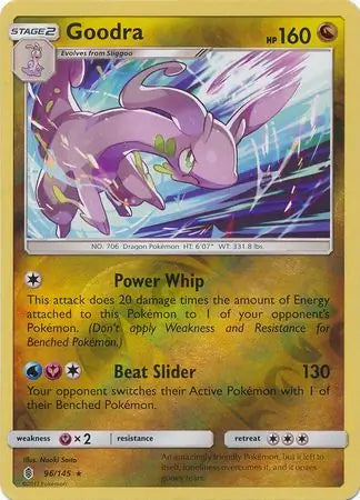 Goodra 96/145 (SM - Guardians Rising)  - Reverse Holofoil | Good Games Adelaide SA
