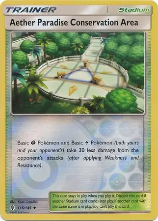 Aether Paradise Conservation Area 116/145 (SM - Guardians Rising)  - Reverse Holofoil | Good Games Adelaide SA