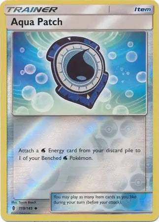 Aqua Patch 119/145 (SM - Guardians Rising)  - Reverse Holofoil | Good Games Adelaide SA