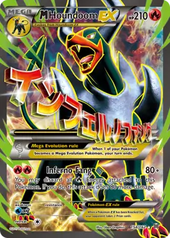 M Houndoom EX Full Art 154/162 (XY - BREAKthrough)  - Holofoil | Good Games Adelaide SA
