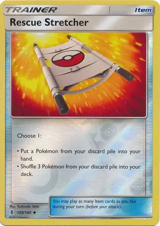 Rescue Stretcher 130/145 (SM - Guardians Rising)  - Reverse Holofoil | Good Games Adelaide SA
