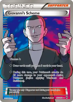 Giovanni's Scheme Full Art 162/162 (XY - BREAKthrough)  - Holofoil | Good Games Adelaide SA