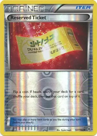 Reserved Ticket 147/162 (XY - BREAKthrough)  - Reverse Holofoil | Good Games Adelaide SA