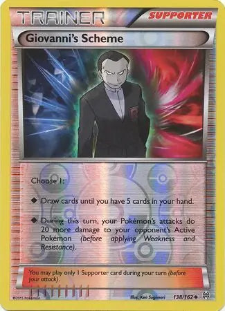 Giovanni's Scheme 138/162 (XY - BREAKthrough)  - Reverse Holofoil | Good Games Adelaide SA