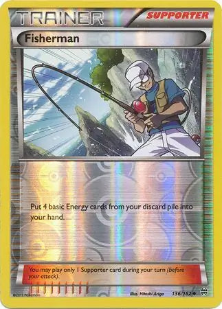 Fisherman 136/162 (XY - BREAKthrough)  - Reverse Holofoil | Good Games Adelaide SA