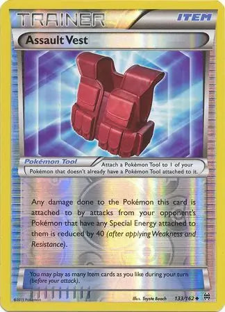 Assault Vest 133/162 (XY - BREAKthrough)  - Reverse Holofoil | Good Games Adelaide SA