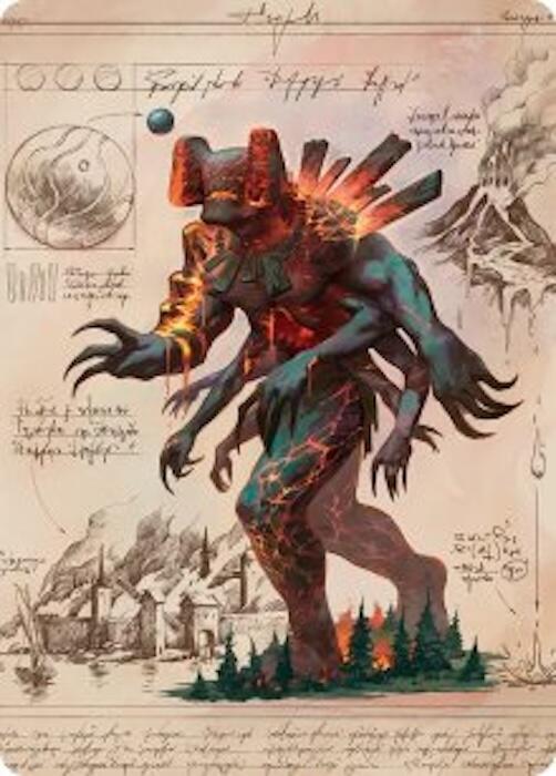 Magmablood Archaic Art Card 31 (Art Series: Secrets of Strixhaven)  | Good Games Adelaide SA