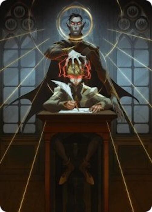 Vampiric Tutor Art Card 45 (Art Series: Secrets of Strixhaven)  | Good Games Adelaide SA