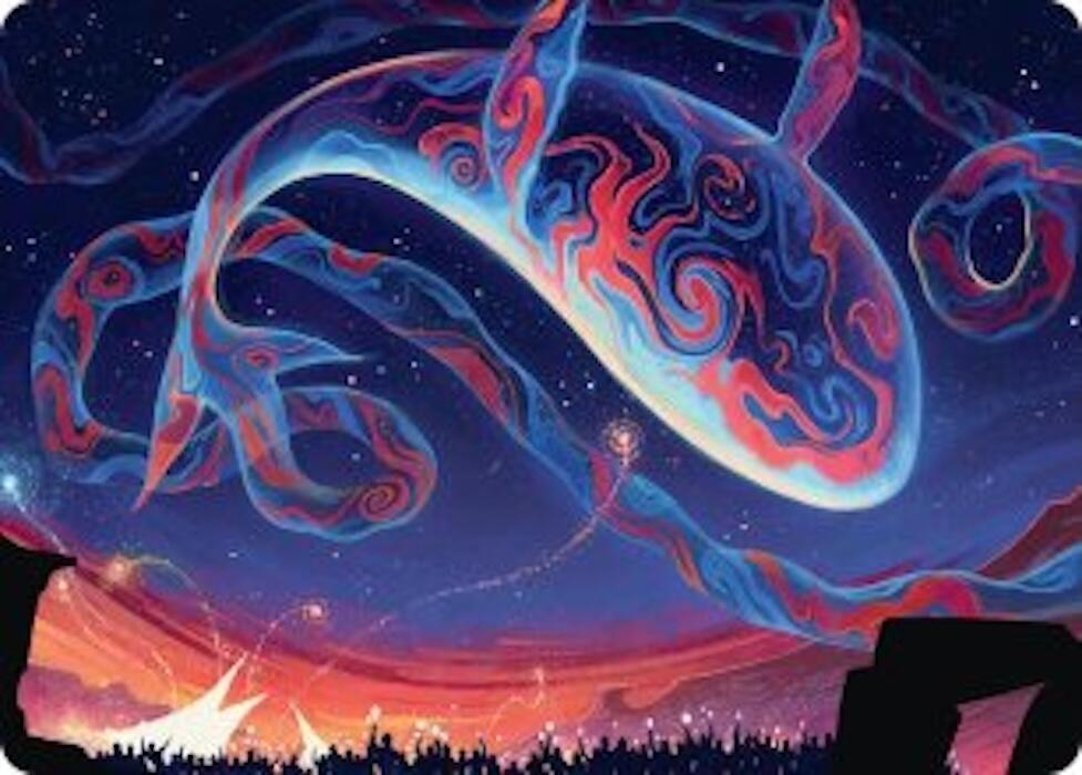 Spectacular Skywhale Art Card 24 (Art Series: Secrets of Strixhaven)  | Good Games Adelaide SA