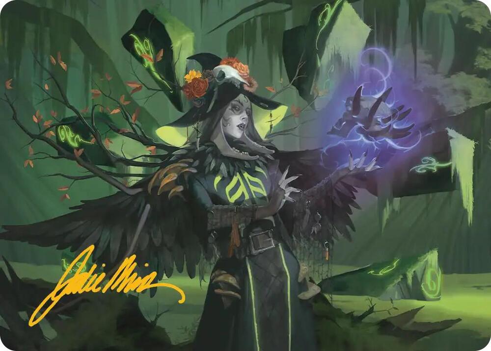 Emeritus of Woe Art Card Gold Stamped Signature 10 (Art Series: Secrets of Strixhaven)  | Good Games Adelaide SA