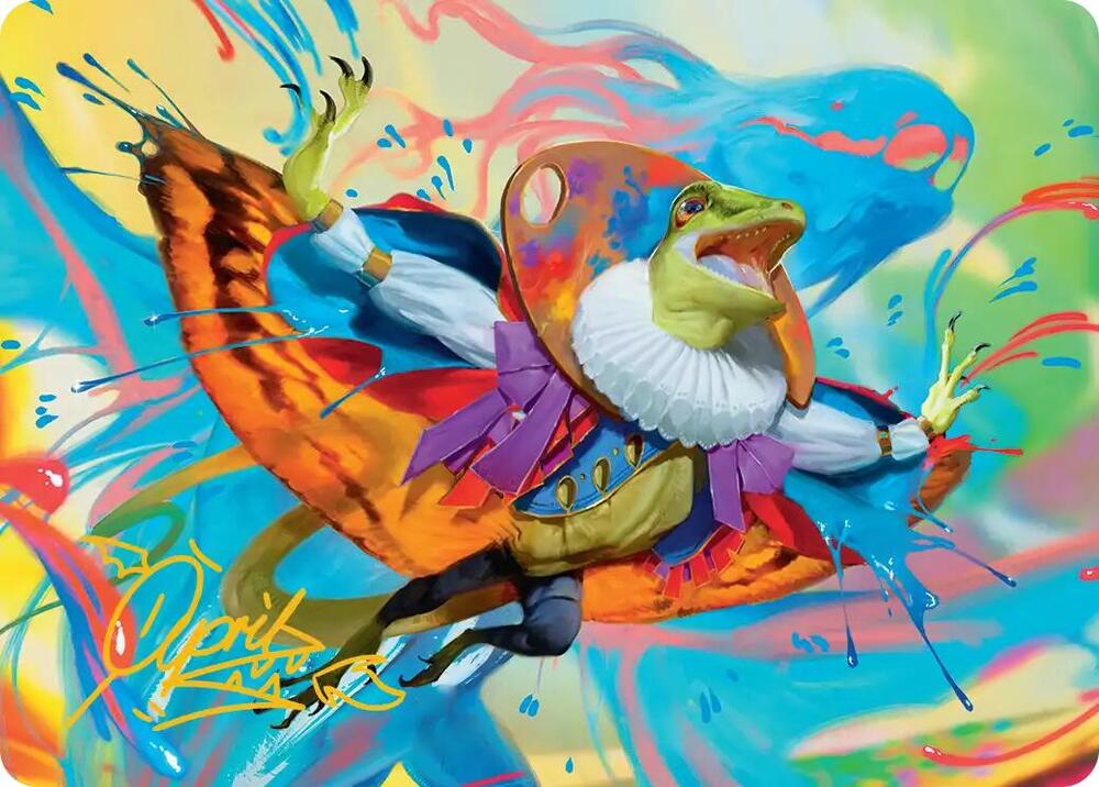 Inspired Skypainter Art Card Gold Stamped Signature 38 (Art Series: Secrets of Strixhaven)  | Good Games Adelaide SA