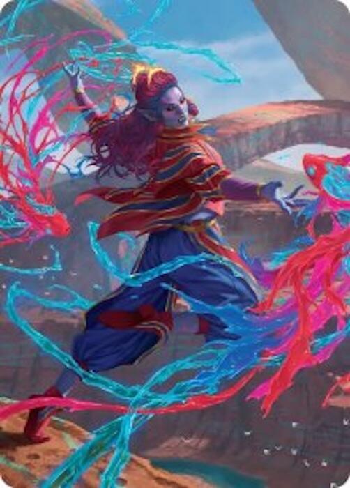 Rootha Mastering the Moment Art Card 34 (Art Series: Secrets of Strixhaven)  | Good Games Adelaide SA