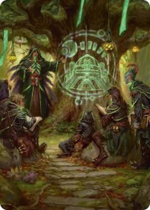 Sylvan Library Art Card 42 (Art Series: Secrets of Strixhaven)  | Good Games Adelaide SA