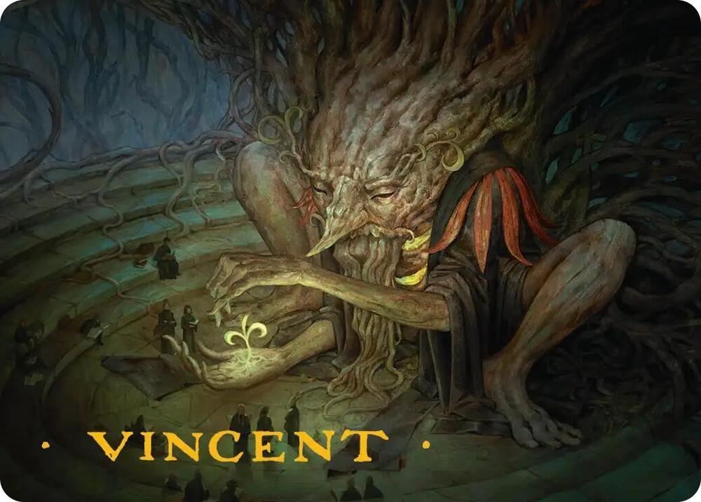 Old Growth Educator Art Card Gold Stamped Signature 20 (Art Series: Secrets of Strixhaven)  | Good Games Adelaide SA