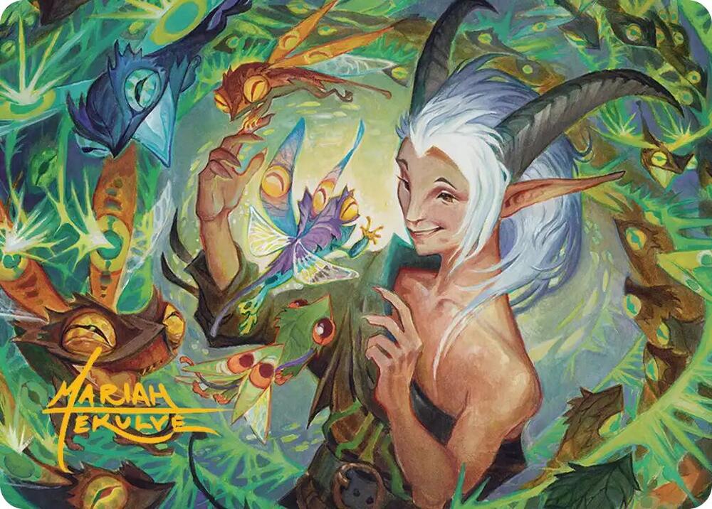 Lumarets Favor Art Card Gold Stamped Signature 16 (Art Series: Secrets of Strixhaven)  | Good Games Adelaide SA