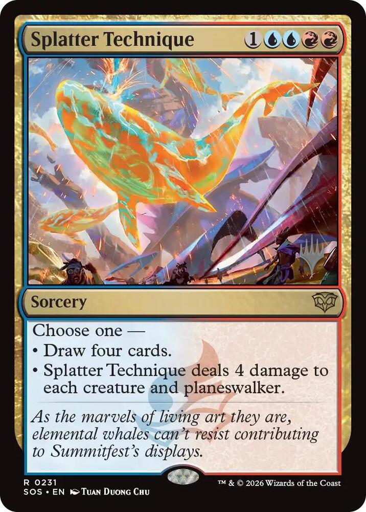 Splatter Technique 231 (Promo Pack: Secrets of Strixhaven)  | Good Games Adelaide SA