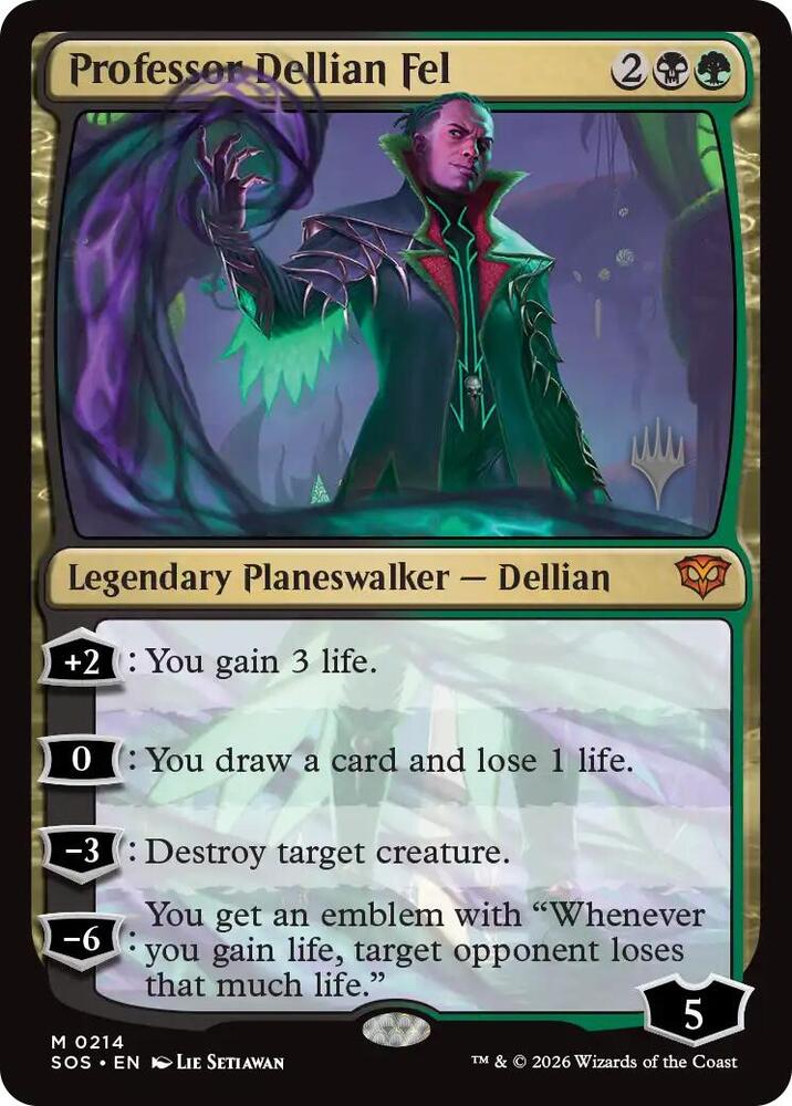 Professor Dellian Fel 214 (Promo Pack: Secrets of Strixhaven)  | Good Games Adelaide SA