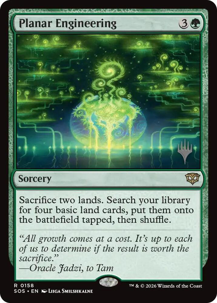 Planar Engineering 158 (Promo Pack: Secrets of Strixhaven)  - Foil | Good Games Adelaide SA