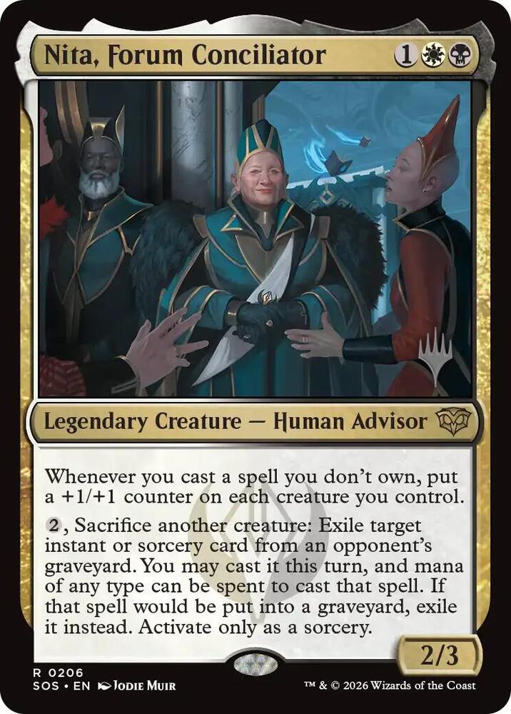 Nita Forum Conciliator 206 (Promo Pack: Secrets of Strixhaven)  - Foil | Good Games Adelaide SA