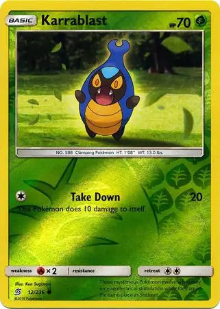 Karrablast 12/236 (SM - Unified Minds)  - Reverse Holofoil | Good Games Adelaide SA