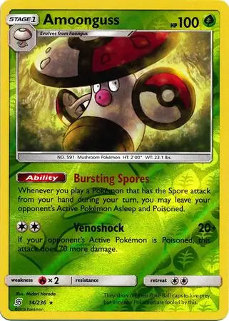 Amoonguss 14/236 (SM - Unified Minds)  - Reverse Holofoil | Good Games Adelaide SA