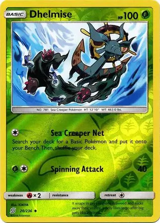 Dhelmise 20/236 (SM - Unified Minds)  - Reverse Holofoil | Good Games Adelaide SA