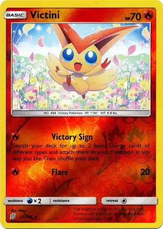 Victini 26/236 (SM - Unified Minds)  - Reverse Holofoil | Good Games Adelaide SA