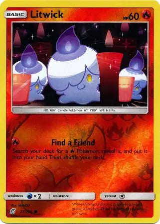 Litwick 27/236 (SM - Unified Minds)  - Reverse Holofoil | Good Games Adelaide SA