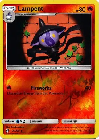 Lampent 29/236 (SM - Unified Minds)  - Reverse Holofoil | Good Games Adelaide SA