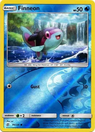 Finneon 39/236 (SM - Unified Minds)  - Reverse Holofoil | Good Games Adelaide SA