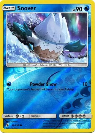 Snover 41/236 (SM - Unified Minds)  - Reverse Holofoil | Good Games Adelaide SA