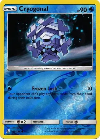 Cryogonal 46/236 (SM - Unified Minds)  - Reverse Holofoil | Good Games Adelaide SA