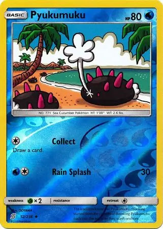 Pyukumuku 52/236 (SM - Unified Minds)  - Reverse Holofoil | Good Games Adelaide SA