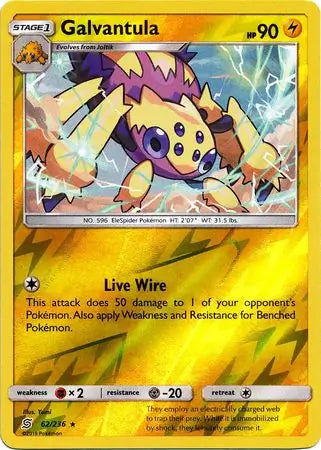 Galvantula 62/236 (SM - Unified Minds)  - Reverse Holofoil | Good Games Adelaide SA