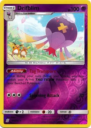 Drifblim 81/236 (SM - Unified Minds)  - Reverse Holofoil | Good Games Adelaide SA