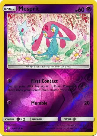 Mesprit 84/236 (SM - Unified Minds)  - Reverse Holofoil | Good Games Adelaide SA