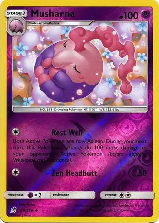 Musharna 89/236 (SM - Unified Minds)  - Reverse Holofoil | Good Games Adelaide SA