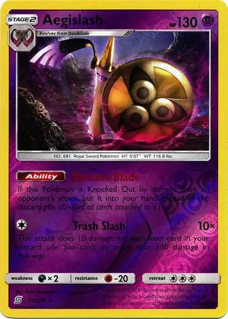 Aegislash 95/236 (SM - Unified Minds)  - Reverse Holofoil | Good Games Adelaide SA