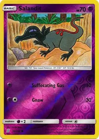 Salandit 98/236 (SM - Unified Minds)  - Reverse Holofoil | Good Games Adelaide SA